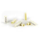 GRAFOPLAST - Tubetto ad innesto SNAP ON Lunghezza 30 mm diametro da 5 a 8 mm - 200 pezzi. Tubetto trasparente ad innesto Snap-on Serie 300, permette di siglare il cavo anche quando la connessione elettrica è già effettuata