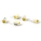 GRAFOPLAST - Tubetto ad innesto SNAP ON Lunghezza 15 mm diametro da 8 a10 mm - 500 pezzi. Tubetto trasparente ad innesto Snap-on Serie 300, permette di siglare il cavo anche quando la connessione elettrica è già effettuata