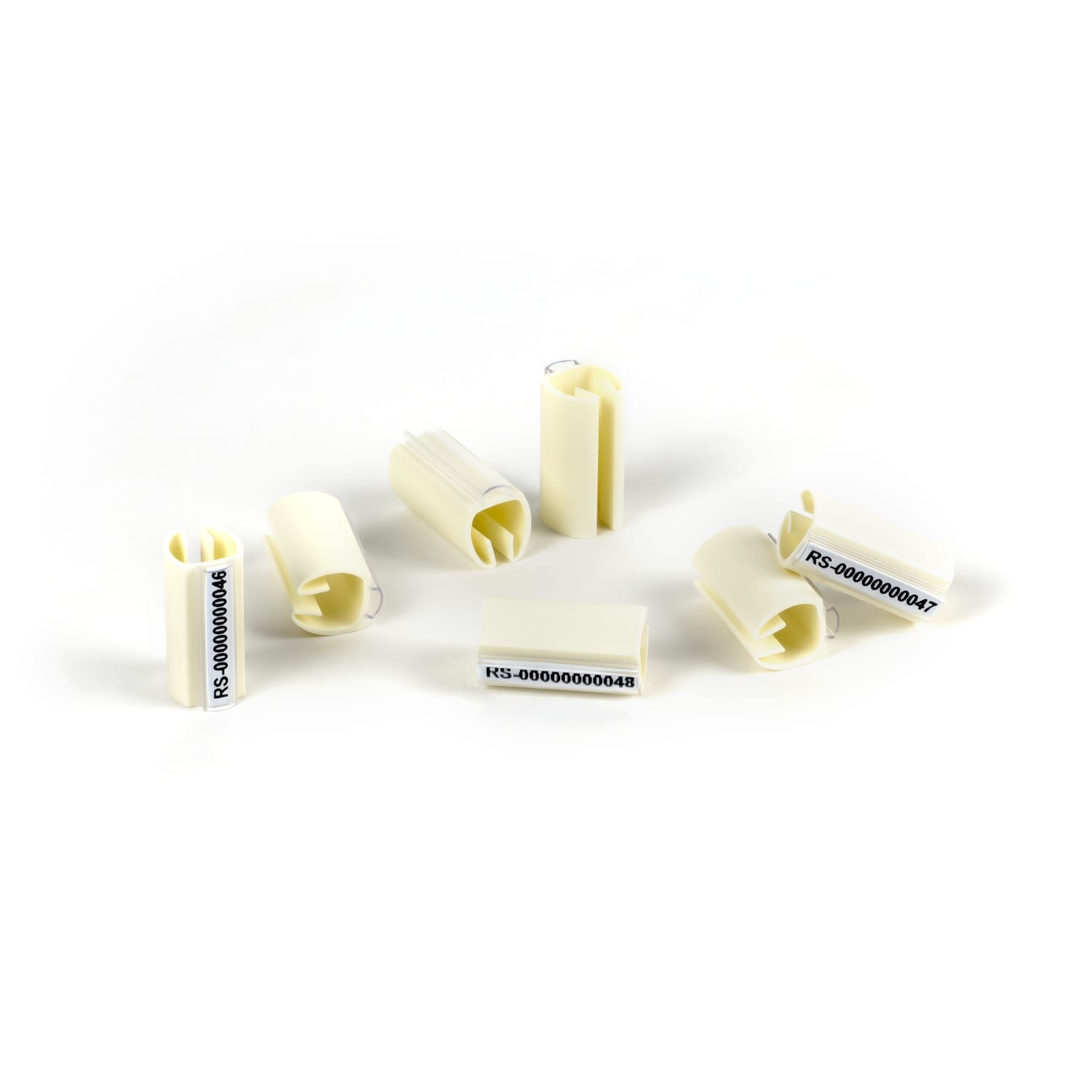 GRAFOPLAST - Tubetto ad innesto SNAP ON Lunghezza 23 mm diametro da 8 a10 mm - 200 pezzi. Tubetto trasparente ad innesto Snap-on Serie 300, permette di siglare il cavo anche quando la connessione elettrica è già effettuata