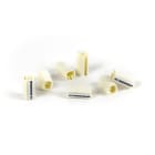 GRAFOPLAST - Tubetto ad innesto SNAP ON Lunghezza 23 mm diametro da 8 a10 mm - 200 pezzi. Tubetto trasparente ad innesto Snap-on Serie 300, permette di siglare il cavo anche quando la connessione elettrica è già effettuata