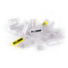 GRAFOPLAST - Tubetto Rigido Halogen Free Trasparente Serie 400 Lungo 12 mm diametro da 1.5 a 2.5 mm - 1000 pezzi