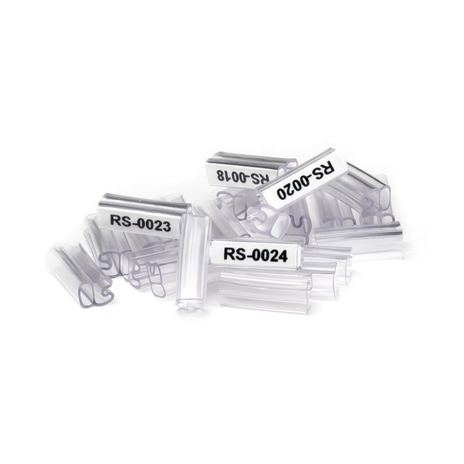 GRAFOPLAST - Tubetto Rigido Halogen Free Trasparente Serie 400 Lungo 15 mm diametro da 1.5 a 2.5 mm - 1000 pezzi