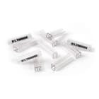 GRAFOPLAST - Tubetto Rigido Halogen Free Trasparente Serie 400 Lunghezza 23 mm diametro da 1.5 a 2.5 mm - 500 pezzi