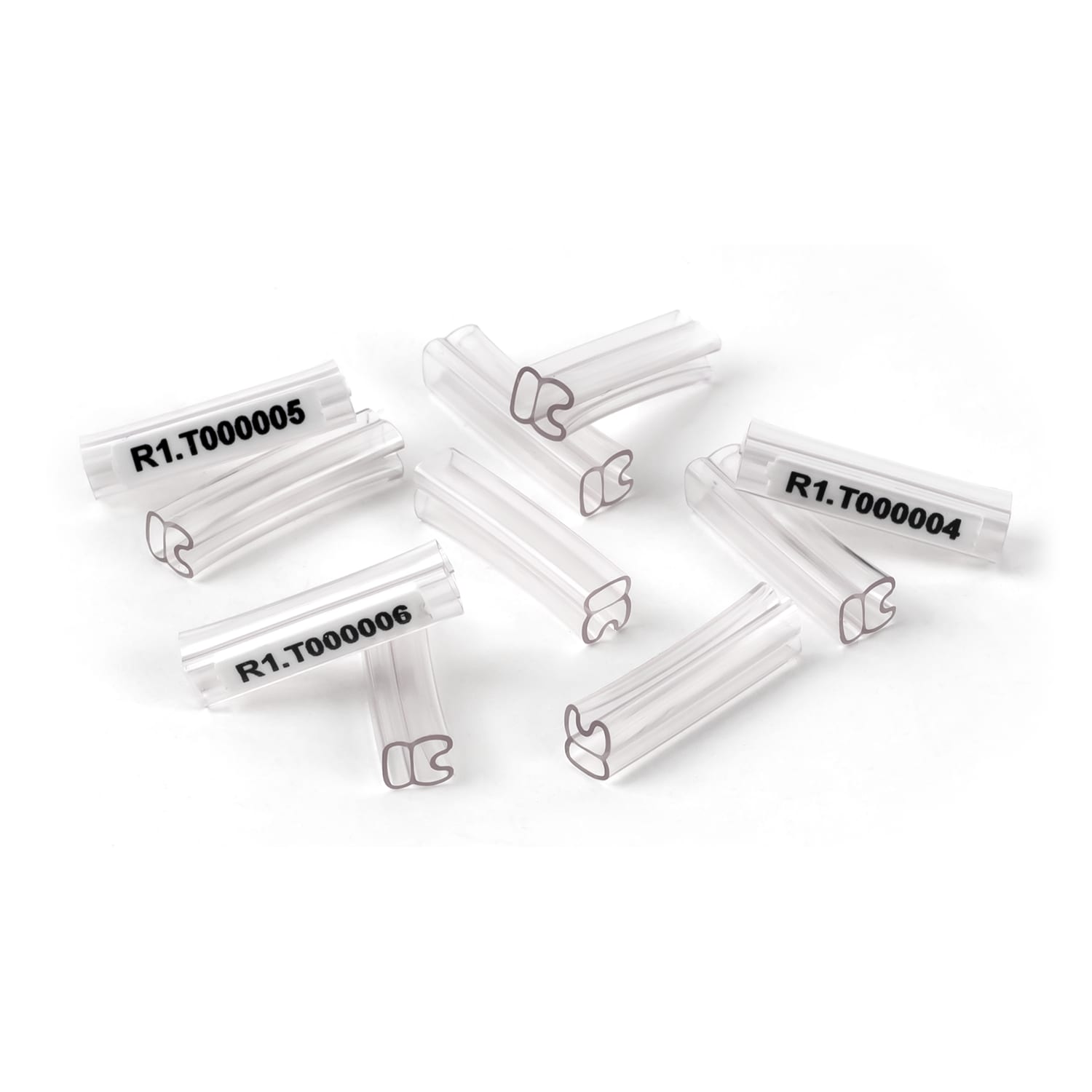 GRAFOPLAST - Tubetto Rigido HF  Trasparente Serie 400 Lungo  23 mm diametro da 1.5 a 2.5mm confezione da 2000 pezzi