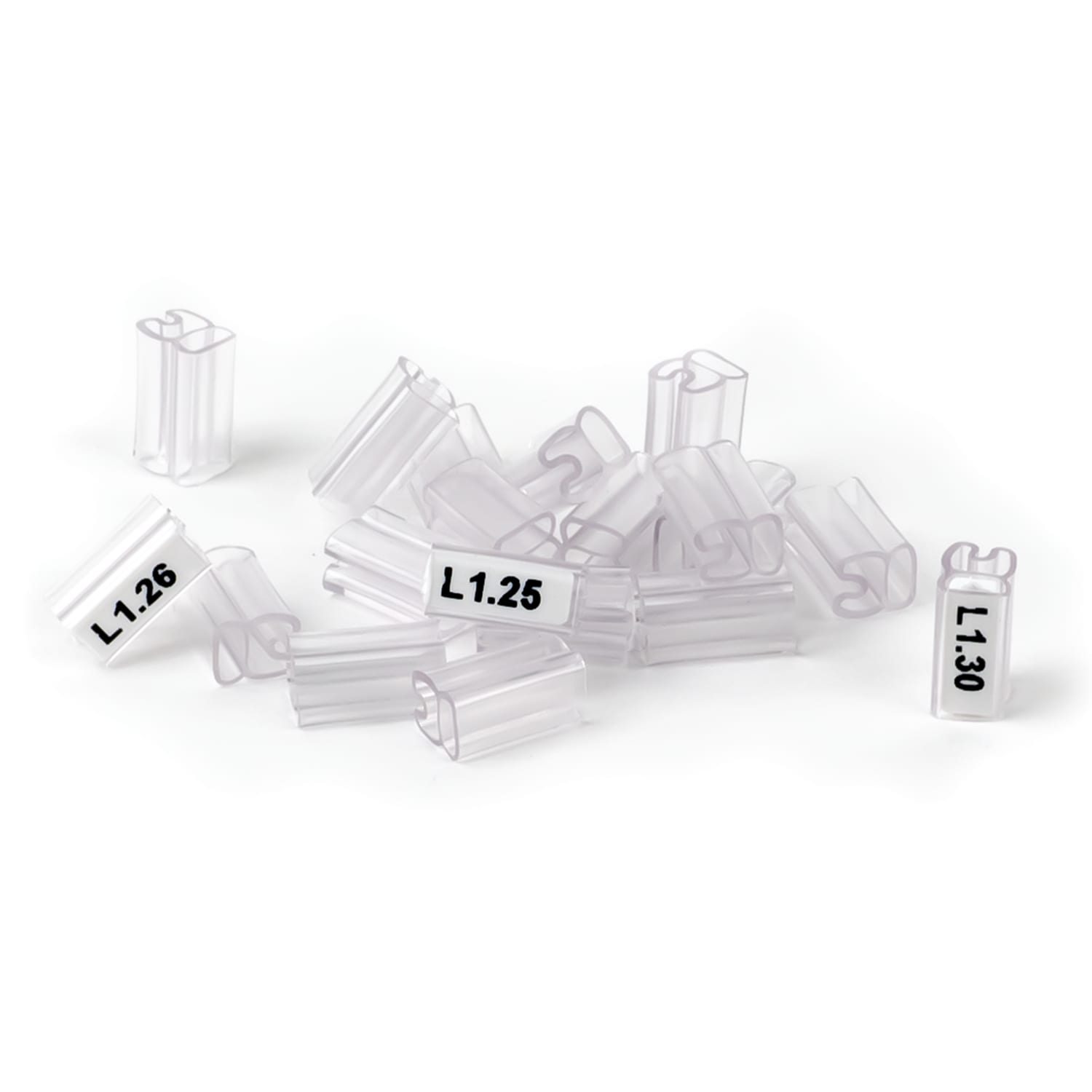 GRAFOPLAST - Tubetto Rigido Trasparente Serie 400 Lunghezza 10 mm diametro da 1.5 a 2.5 mm - 1000 pezzi