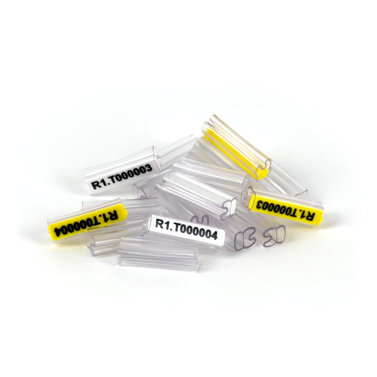GRAFOPLAST - Tubetto Rigido Trasparente Serie 400 Lunghezza 18 mm diametro da 1.5 a 2.5 mm - 4000 pezzi