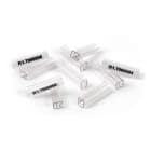 GRAFOPLAST - Tubetto Rigido Trasparente Lunghezza 23 mm diametro da 1.5 a 2.5 mm - 500 pezzi. Tubetto trasparente Serie 400 è prodotto con un materiale che lo rende piè rigido ottenendo minoriingombri quando applicato poichè la parete del tubetto rimane verticale