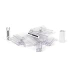 GRAFOPLAST - Tubetto Rigido Trasparente Lunghezza 18 mm diametro da 2 a 4 mm - 1000 pezzi. Tubetto trasparente Serie 400 è prodotto con un materiale che lo rende piè rigido ottenendo minori ingombri quando applicato poichè la parete del tubetto rimane verticale