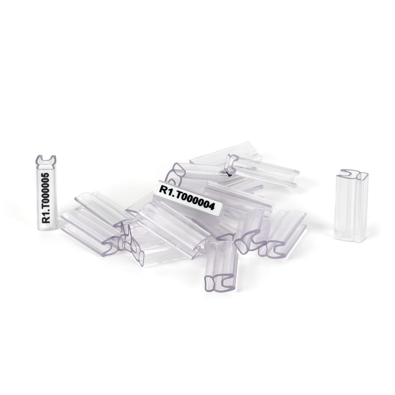 GRAFOPLAST - Tubetto Rigido Trasparente Serie 400 Lunghezza 18 mm diametro da 2 a 4 mm confezione da 3000 pezzi