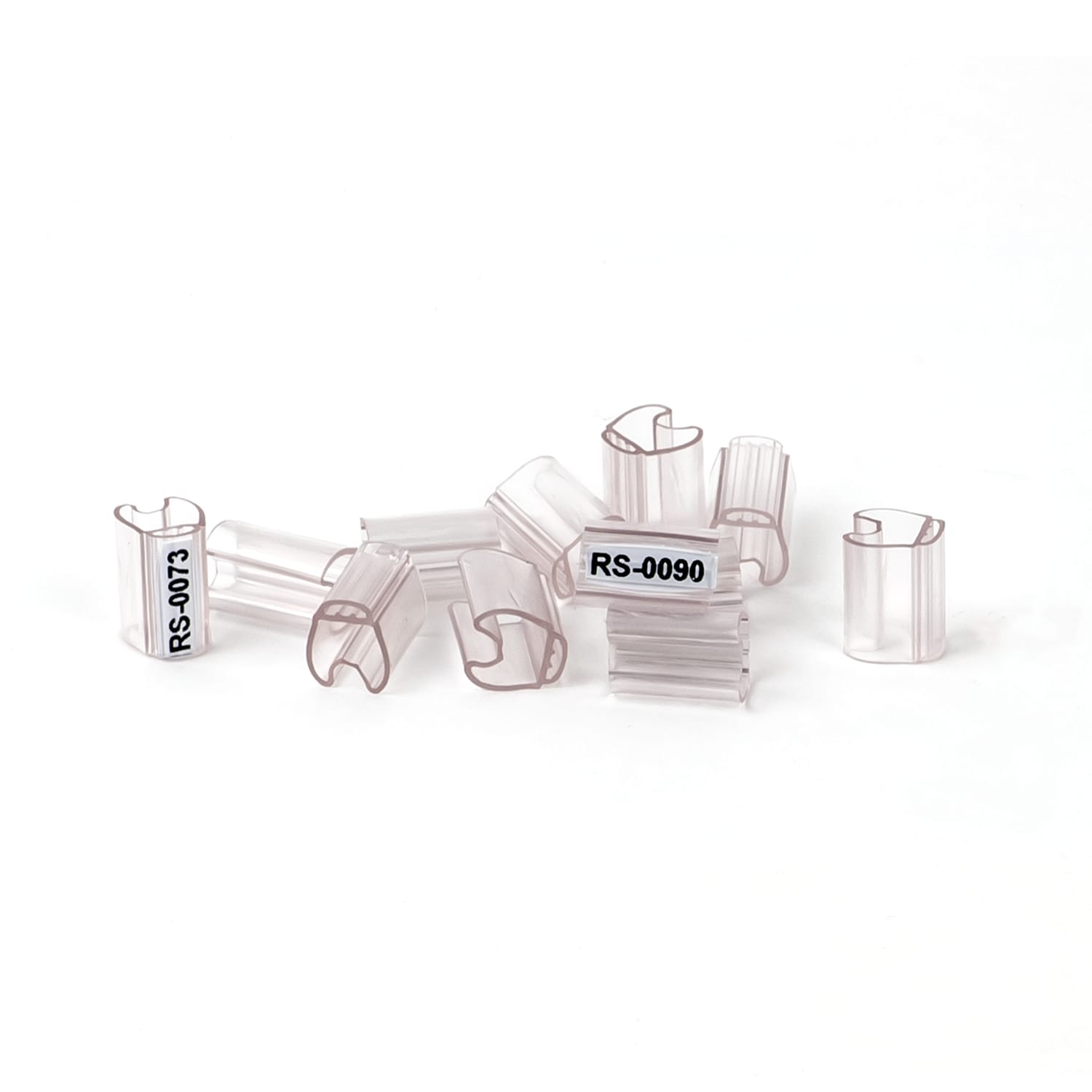 GRAFOPLAST - Tubetto Rigido Halogen Free Trasparente Serie 400 Lunghezza 12 mm diametro da 4 a 7 mm - 2000 pezzi