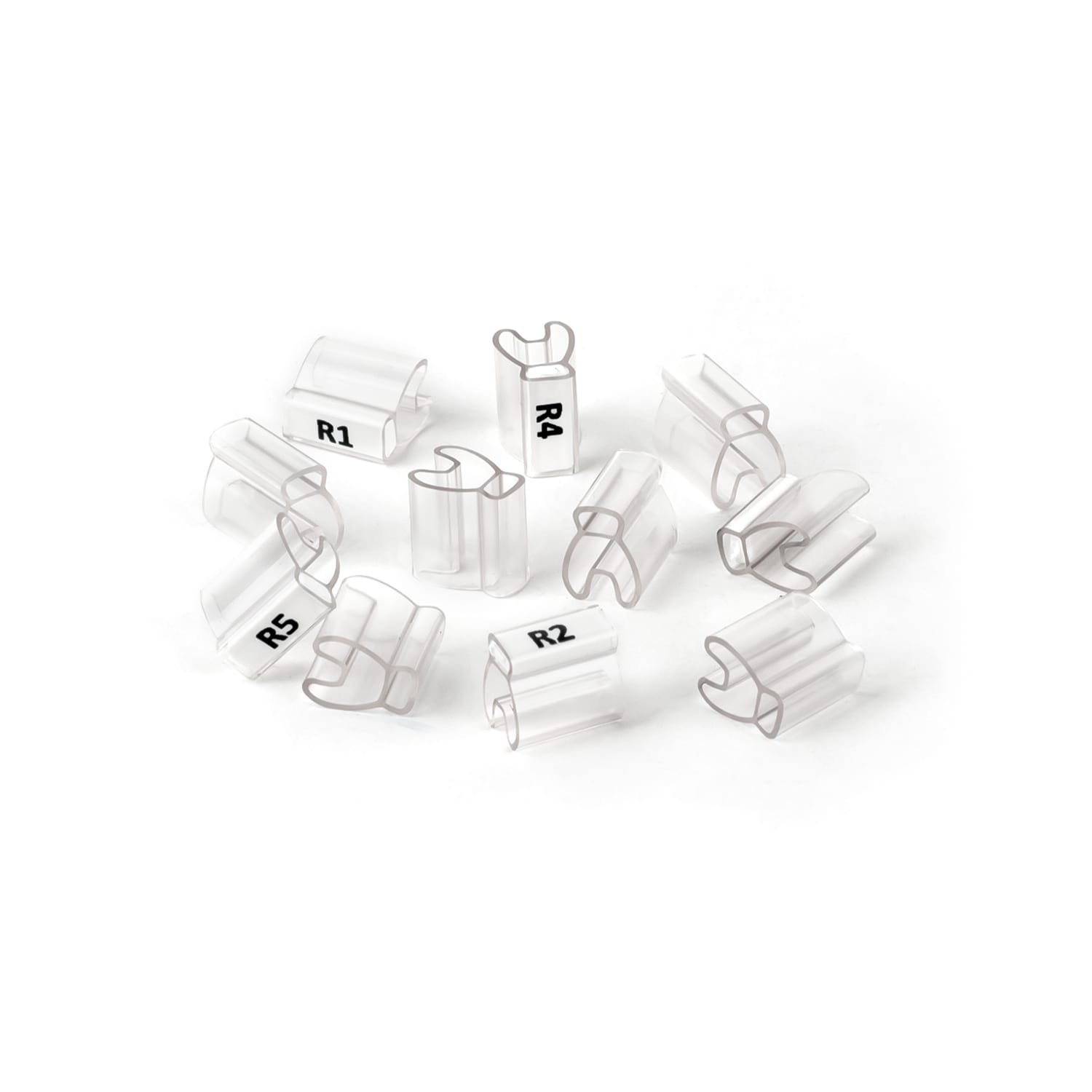 GRAFOPLAST - Tubetto Rigido Trasparente Serie 400 Lunghezza 10 mm diametro da 4 a 7 mm - 4000 pezzi