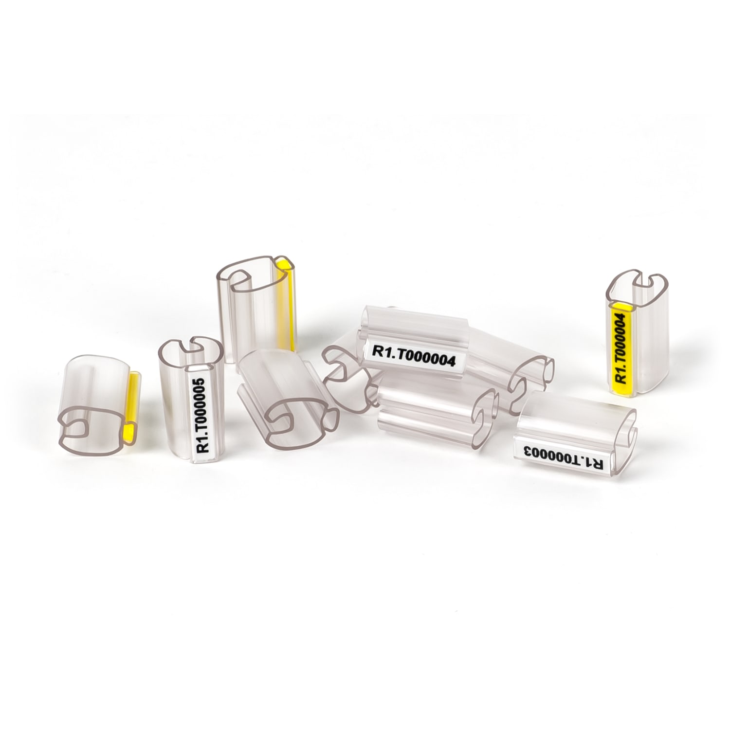 GRAFOPLAST - Tubetto Rigido Halogen Free Trasparente Serie 400 Lunghezza 18 mm diametro da 6 a 10 mm - 500 pezzi