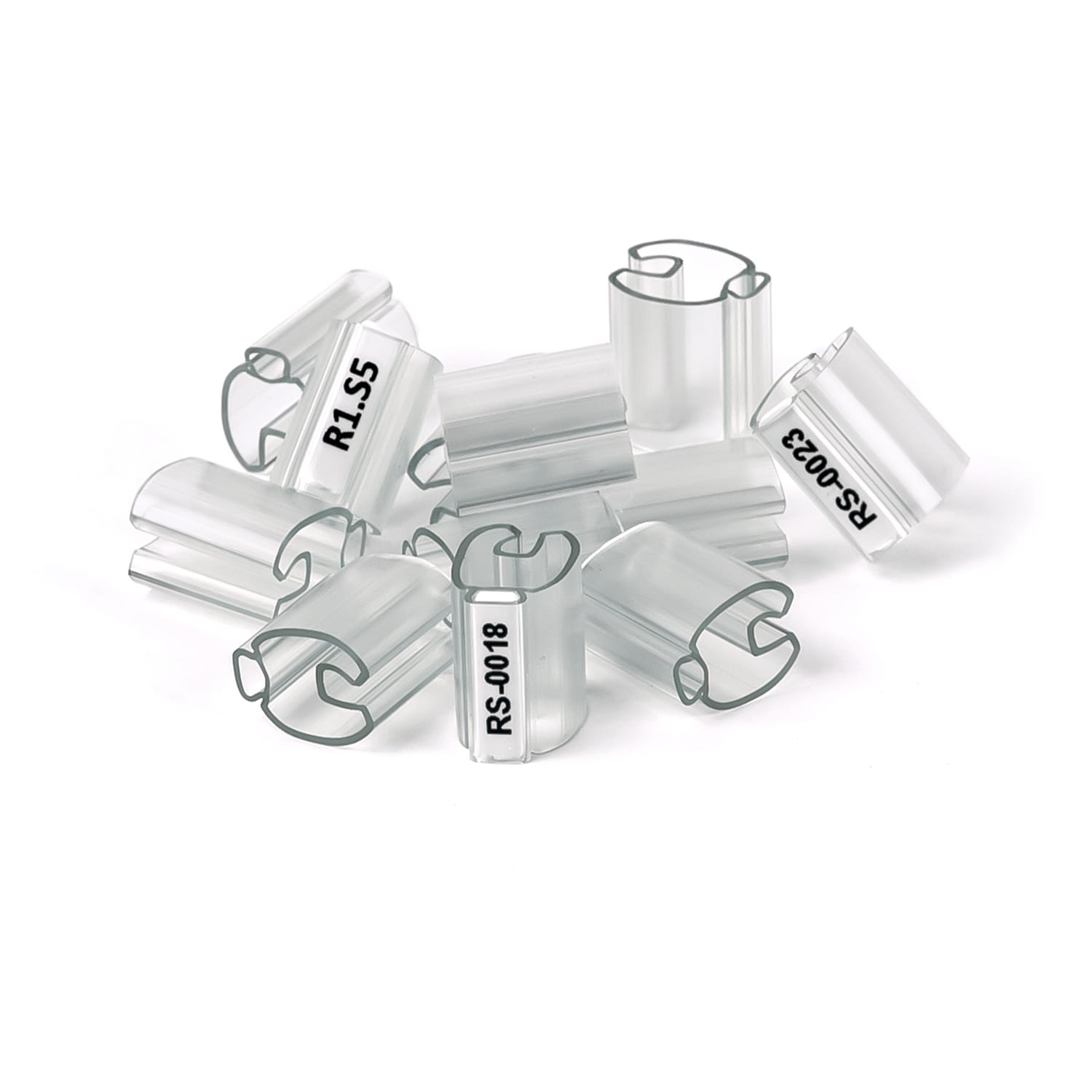 GRAFOPLAST - Tubetto Rigido Trasparente Serie 400 Lunghezza 23 mm diametro da 6 a 10 mm - 400 pz
