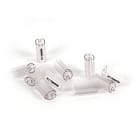 GRAFOPLAST - Tubetto Rigido Trasparente Lunghezza 30 mm diametro da 6 a 10 mm - 200 pezzi. Tubetto trasparente Serie 400 è prodotto con un materiale che lo rende piè rigido ottenendo minori ingombri quando applicato poichè la parete del tubetto rimane verticale