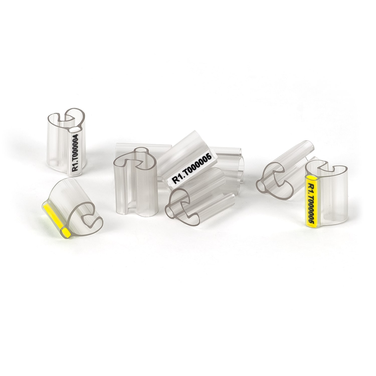 GRAFOPLAST - Tubetto Rigido Halogen Free Trasparente Serie 400 Lunghezza 18 mm diametro da 10 a 14 mm - 200 pezzi
