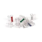 GRAFOPLAST - Tubetto Rigido Trasparente Lunghezza 15 mm diametro da 10 a 14 mm - 200 pezzi. Tubetto trasparente Serie 400 è prodotto con un materiale che lo rende piè rigido ottenendo minori ingombri quando applicato poichè la parete del tubetto rimane verticale