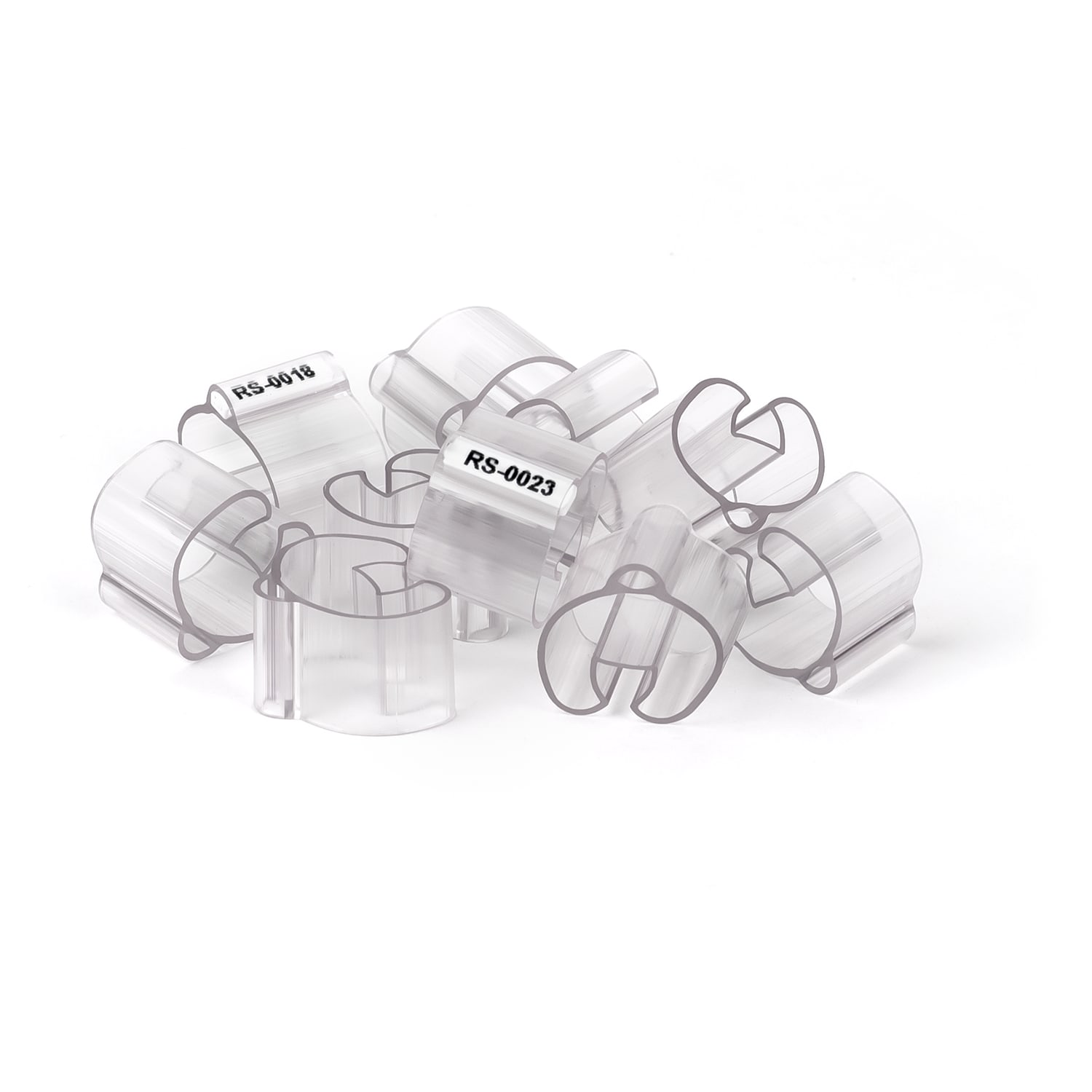 GRAFOPLAST - Tubetto Rigido Halogen Free Trasparente Serie 400 Lunghezza 15 mm diametro da 14 a 22 mm - 500 pezzi