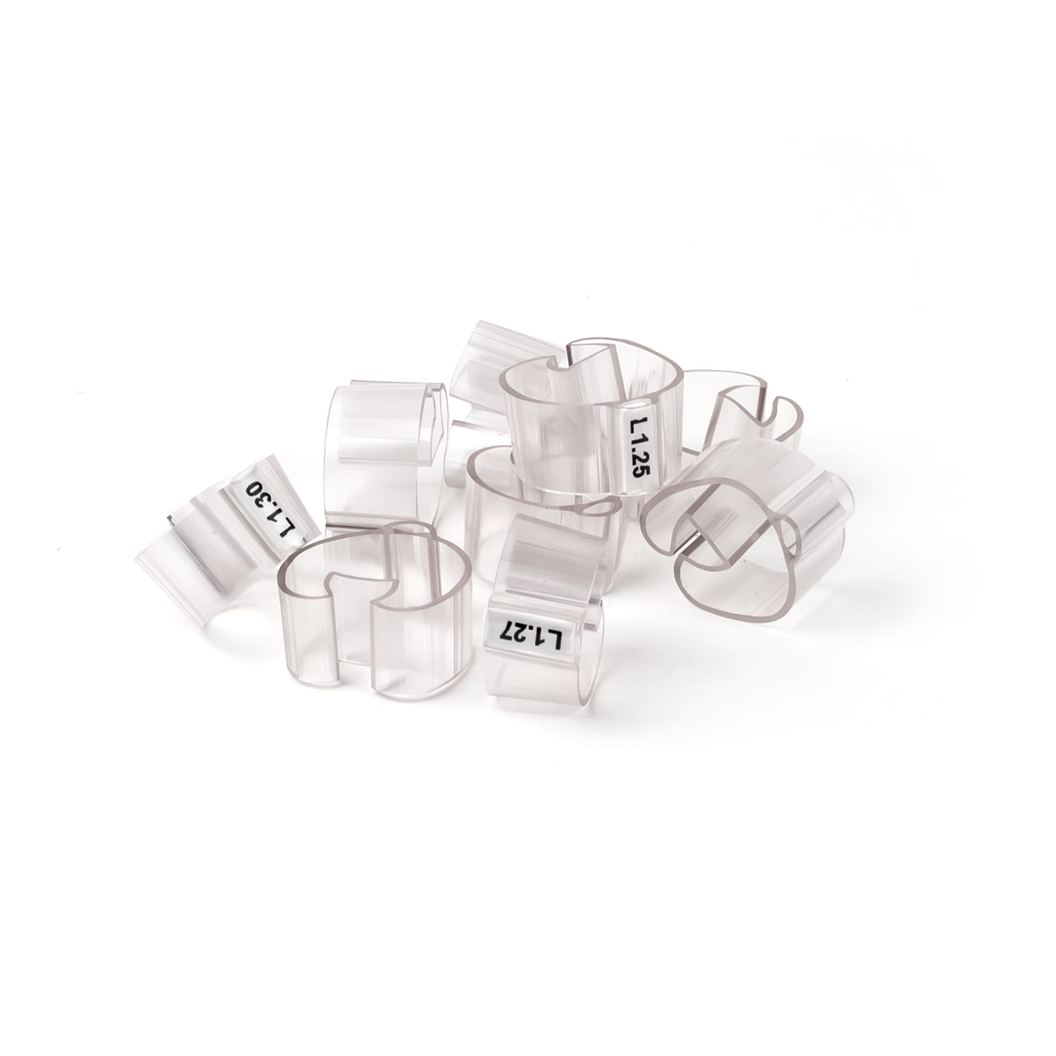 GRAFOPLAST - Tubetto Rigido Trasparente Serie 400 Lunghezza 10 mm diametro da 14 a 22 mm - 500 pezzi