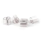GRAFOPLAST - Tubetto Rigido Trasparente Lunghezza 23 mm diametro da 14 a 22 mm - 100 pezzi. Tubetto trasparente Serie 400 è prodotto con un materiale che lo rende piè rigido ottenendo minori ingombri quando applicato poichè la parete del tubetto rimane verticale
