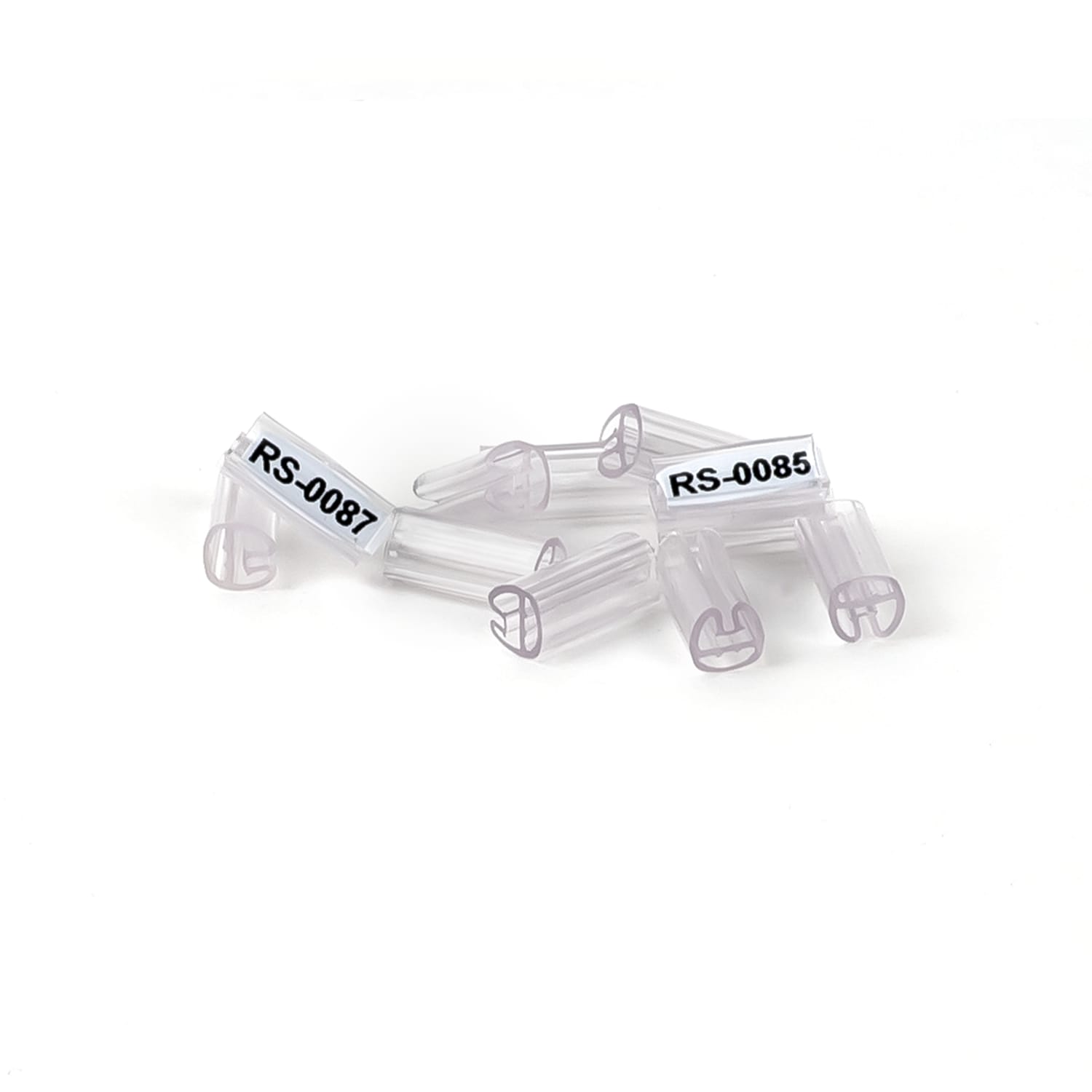 GRAFOPLAST - Tubetto Flat Trasparente Serie 500 Lunghezza 12 mm diametro da 1.5 a 2.5 mm - confezione da 3000 pz