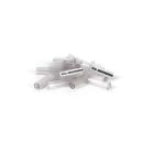 GRAFOPLAST - Tubetto Flat Trasparente Serie 500 Lunghezza 18 mm diametro da 1.5 a 2.5 - 3000 pezzi