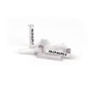 GRAFOPLAST - Tubetto Flat Trasparente Serie 500 Lunghezza 30 mm diametro da 1.5 a 2.5 mm - 500 pezzi