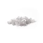 GRAFOPLAST - Tubetto Flat Trasparente Serie 500 Lunghezza 10 mm diametro da 2 a 4 mm - confezione da 1000 pezzi