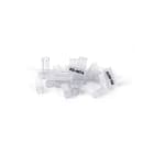 GRAFOPLAST - Tubetto Flat Trasparente Serie 500 Lunghezza 12 mm diametro da 2 a 4 mm - master carton da 3000 pz