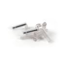 GRAFOPLAST - Tubetto Flat Trasparente Serie 500 Lunghezza 23 mm diametro da 2 a 4 mm - 2000 pezzi