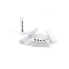 GRAFOPLAST - Tubetto Flat Trasparente Lunghezza 30 mm diametro da 2 a 4 mm - 500 pezzi. Tubetto trasparente FLAT Serie 500 appositamente studiato per le tessere da cavo in PVC Flat. Il materiale elastico favorisce l'inserimento della tessera