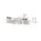 GRAFOPLAST - Tubetto Flat Trasparente Serie 500 Lunghezza 12 mm diametro da 4 a 7 mm - master carton da 2000 pz