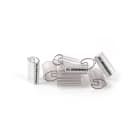 GRAFOPLAST - Tubetto Flat Trasparente Lunghezza 23 mm diametro da 6 a 10 mm - 200 pezzi. Tubetto trasparente FLAT Serie 500 appositamente studiato per le tessere da cavo in PVC Flat. Il materiale elastico favorisce l'inserimento della tessera