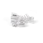 GRAFOPLAST - Tubetto Flat Trasparente Serie 500 Lunghezza 15 mm diametro da 10 a 14 mm - 500 pezzi