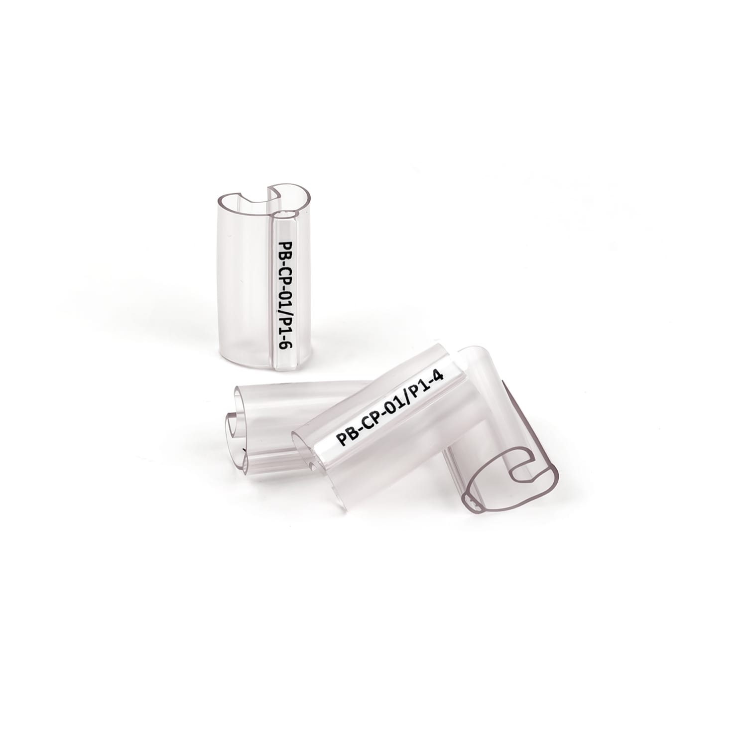 GRAFOPLAST - Tubetto Flat Trasparente Lunghezza 30 mm diametro da 10 a 14 mm - 200 pezzi. Tubetto trasparente FLAT Serie 500 appositamente studiato per le tessere da cavo in PVC Flat. Il materiale elastico favorisce l'inserimento della tessera