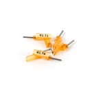 GRAFOPLAST - Spark puntalino Arancione Lunghezza 9 mm sezione = 0.5 mm2 - 200pezzi. Puntalino crimpabile che riunisce in un solo prodotto i vantaggi di una efficace connessione elettrica conquelli dellèidenticazione del conduttore. 710/05