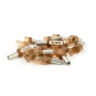 GRAFOPLAST - Spark puntalino Marrone Lunghezza 12 mm sezione = 10 mm2 - 100 pezzi. Puntalino crimpabile che riunisce in un solo prodotto i vantaggi di una efficace connessione elettrica con quelli dellèidenticazione del conduttore.