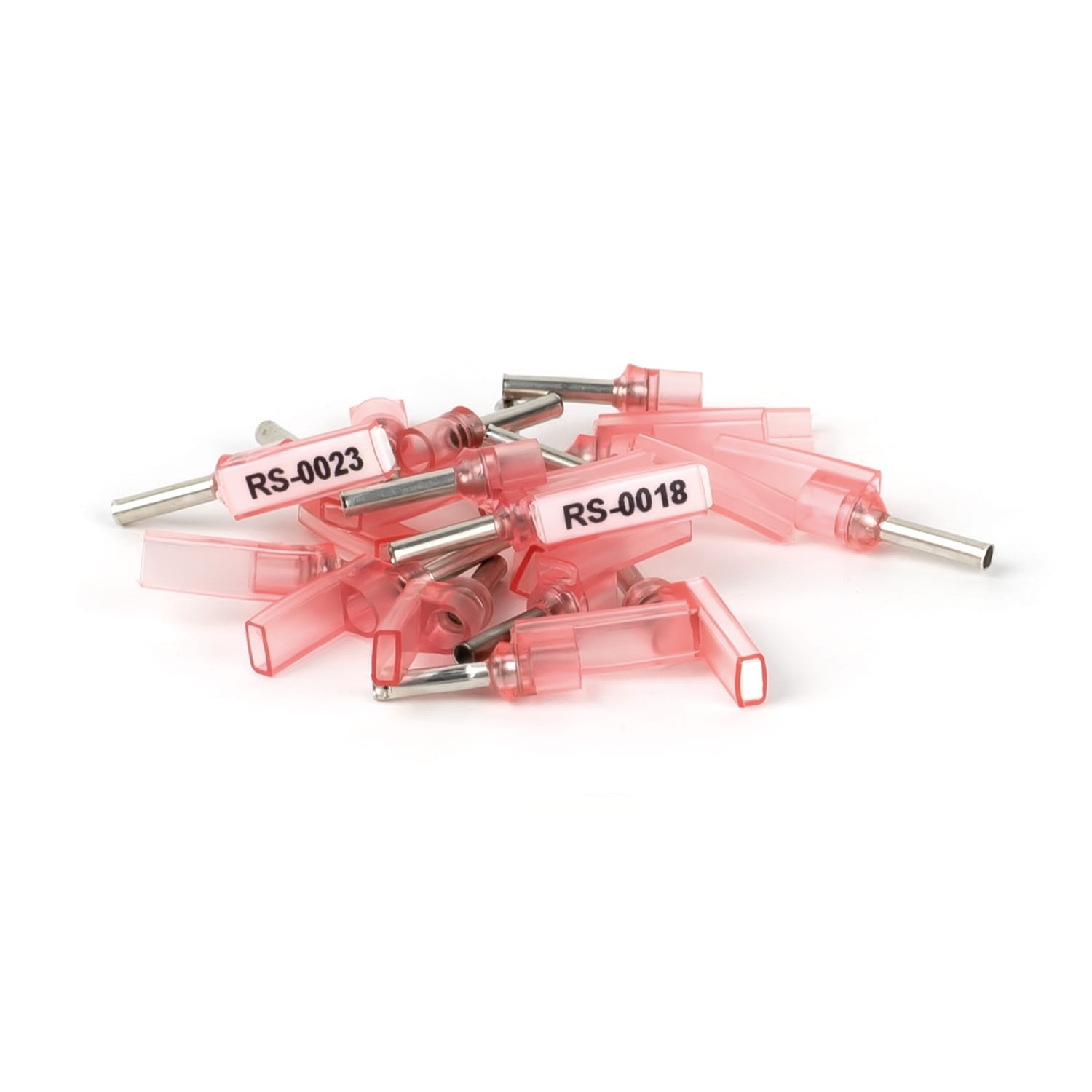 GRAFOPLAST - Spark puntalino Rosso Lunghezza 9 mm sezione= 1.5 mm2 - 200 pezzi
