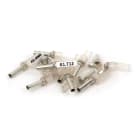 GRAFOPLAST - Spark puntalino Grigio Lunghezza 12 mm sezione = 4 mm2 - 100 pezzi. Puntalino crimpabile che riunisce in un solo prodotto i vantaggi di una efficace connessione elettrica con quelli dellèidenticazione del conduttore.