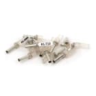 GRAFOPLAST - Spark puntalino Grigio Lunghezza 12 mm sezione= 4 mm2 - 100 pezzi