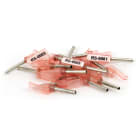 GRAFOPLAST - Spark puntalino Rosso Lunghezza 14 mm sezione = 1.5 mm2 - 200 pezzi. Puntalino crimpabile che riunisce in un solo prodotto i vantaggi di una efficace connessione elettrica con quelli dellèidenticazione del conduttore.