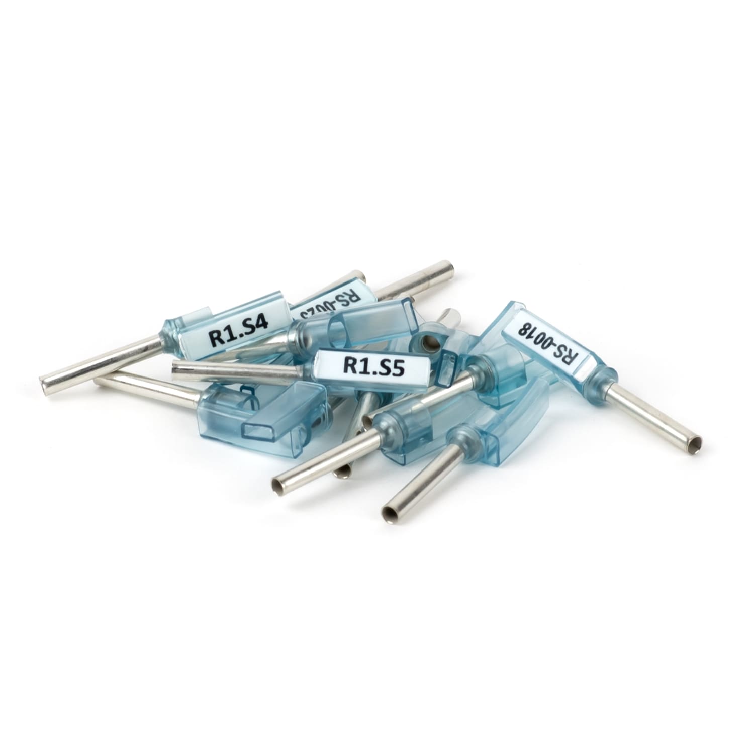 GRAFOPLAST - Spark puntalino Blu Lunghezza 17 mm sezione= 2.5 mm2 - 200 pezzi