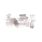 GRAFOPLAST - Tubetto Doppia Cava Lunghezza 15 mm diametro da 2 a 4 mm - 500 pezzi. Ideale per siglature molto dettagliate