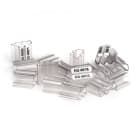 GRAFOPLAST - Tubetto Doppia Cava Lunghezza 23 mm diametro da 8 a 10 mm - 50 pezzi. Ideale per siglature molto dettagliate