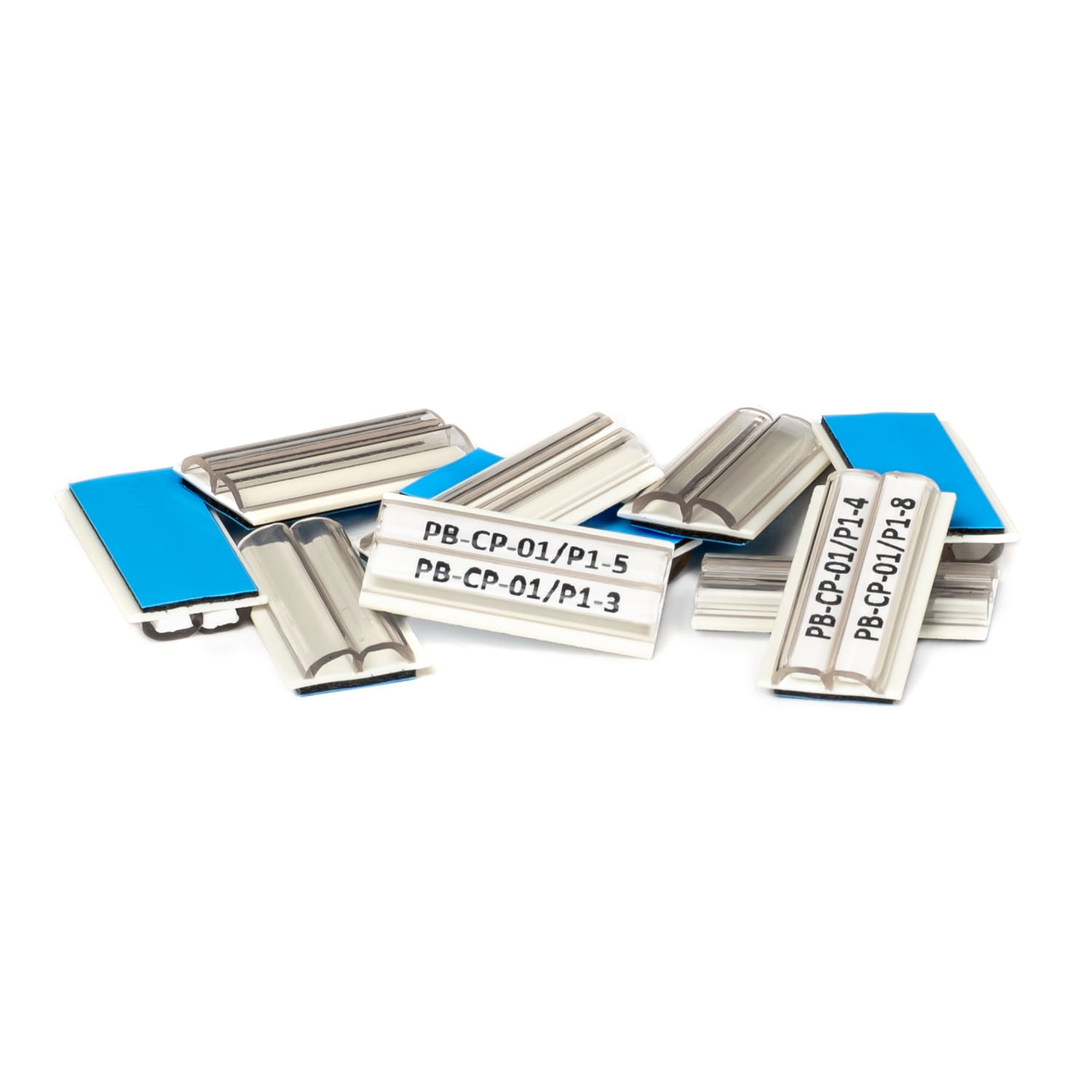 GRAFOPLAST - Tubetto Adesivo Doppia Cava Lunghezza 23 mm - 100 pezzi