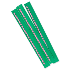 GRAFOPLAST - Stecche Medie 2, 3 mm Senza Stampa Fondo Rosa - 10 stecche. = 1 blister. La stecca è composta da 24 elementi identici premarcati ( numeri, lettere, simboli). Il blister contiene 10stecche, totale 240 elementi. BL117M999P