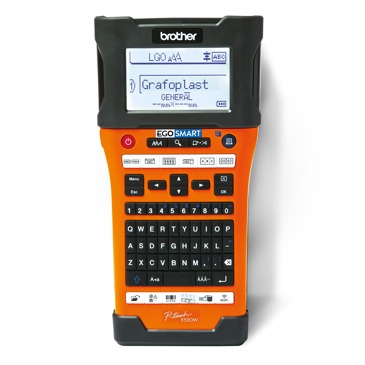 GRAFOPLAST - Etichettatrice palmare EGOSMART completa di 4 nastri e valigettta