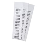 GRAFOPLAST - Targhetta in PVC non adesiva Bianco 10x6 mm - 2200 pezzi. Tessera adatta a tutti i tipi di siglatura a seconda del supporto scelto: tubetti fascettabili, binari, porta targhetteeporta targhette per pulsanti.