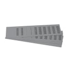 GRAFOPLAST - Targhetta in PVC Metal 20x7 mm 1260 pezzi. Tessera adatta a tutti i tipi di siglatura a seconda del supporto scelto: tubetti fascettabili, binari, porta targhette e porta targhetteper pulsanti.