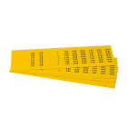 GRAFOPLAST - Targhetta in PVC Giallo 20x7 mm 1260 pezzi. Tessera adatta a tutti i tipi di siglatura a seconda del supporto scelto: tubetti fascettabili, binari, porta targhette e porta targhette per pulsanti.