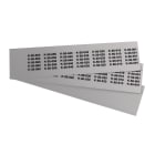 GRAFOPLAST - Targhetta in PVC non adesiva Metal 30x7 mm - 770 pezzi. Tessera adatta a tutti i tipi di siglatura a seconda del supporto scelto: tubetti fascettabili, binari, porta targhette eporta targhette per pulsanti.